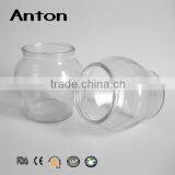 600ml Round Clear Large Glass Storage Jar With Cork Stopper thumbnail-2