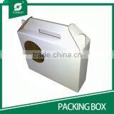 RECYCABLE PAPER BOX WITH HANDLE CUSTOM MADE thumbnail-4
