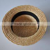 Top Quality Plain Color Paper Straw Hat thumbnail-2