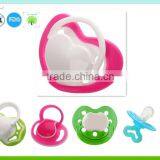 Manufacturer High Quality Funny Silicone Baby Pacifier Clip With Nipple