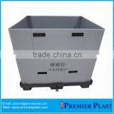 For warehouse pp foldable plastic storage bins