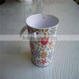 2014 hot sell newest perfact metal tinplate bucket with plastic handle