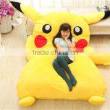 Newest Design Japan Stuffed Giant Pikachu Plush Bed Mattress With Memory Foam Sleepsuit Pokemon go Airbed Pikachu Mattress Sofa thumbnail-6