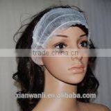 White/blue/pink Disposable Non-woven Strech Headbands for Beauty Girl thumbnail-5