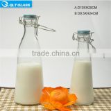 High quality wholesale empty glass milk bottles