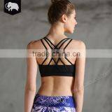 Sports Sexy Bra Breathable With Cross Belt Padded Sports Yoga Bra thumbnail-2