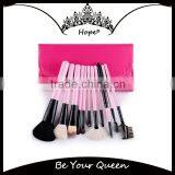 Best Selling 11pcs Makeup Sets Pink Goat Hair Brushes