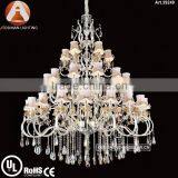 Large Zinc Crystal Chandelier for Interior Decoration