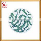 The Circle Beach Towel, 6 Foot Oversized Beach & Picnic Towel,Fashion Green Leaf thumbnail-1
