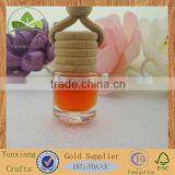 small round car perfume hanging bottle , auto car perfume round bottle empty