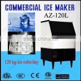 AZ 120L indoor Water flow Cube Ice MAKER (120kg/day)