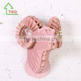 Wood Argali Animal Head 3D Wall Home Hotel Lobby Wall Decor thumbnail-5