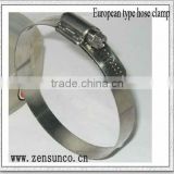 European type hose clamp