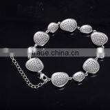 White Gold Plated Clear Zircon Office Lady Style USD Bracelet thumbnail-2