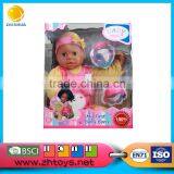 3-4 Inch Music Baby Toy With Curly Hair Wear Baby Clothes and Nipple thumbnail-3