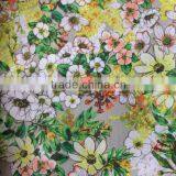New Arrival 100% Polyester Flower Print Fabric thumbnail-1