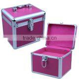 Wholesale Portable Lockable Pink Custom Logo Gift Box Jewelry thumbnail-1