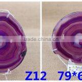 Wholesale Natural Dream Amethyst Agate Silce Druzy Pendant Necklace thumbnail-6