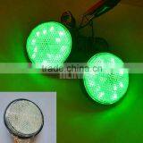Round Reflector LED Reflectors Brake For Car ATV UTV SUZUKI HARLEY Turn Signal Lights Clear Lens thumbnail-3