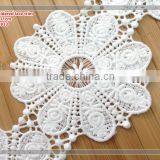 the Popurple 11cm Width Chemical Embroidered Lace Trim thumbnail-2