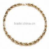 Stainless Steel Factory Twisted Chain Necklace Multilayer 18k Gold Bracelet Men Jewelry Sets thumbnail-4