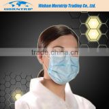 Non Woven Fabric 3 Ply Ear-loop Colorful Disposable Face Masks Or With Tie