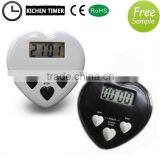 Factory Supply Heart-shaped Digital Kitchen Timer