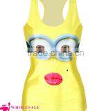 Wholesale Minnie Printed Tank Tops for Women Summer Workout thumbnail-6