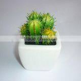 Mini Artificial Cactus With Pot for Indoor Decoration thumbnail-2