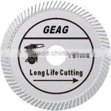 Slant Turbo Diamond Blade for Long Life Cutting Hard and Dense Material(Small Diamond Blades GEAG) thumbnail-1