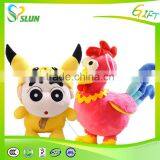 New Year Chicken Mascot Soft Stuffed Plush Rooster Toy thumbnail-2