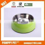 Melamine Dog Bowls With Stainless Steel Bowls thumbnail-1