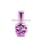 Unique Design Mini Rose Flower Shaped Colored Screw Spray Glass Bottle Empty Glass Perfume Spray Bottle thumbnail-3