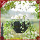 Garden Decor Wholesale Multi Colors Hanging Basket Plastic Flower Pot thumbnail-1
