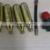 Portable Cycling Bike Bicycle Tyre Tire Air Inflator Pump +protective Insulator thumbnail-1