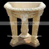 Hand Carved Marble Wash Basin thumbnail-1