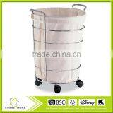 2016 Fashion OEM Wheeled Decorative Baby Laundry Hamper thumbnail-1
