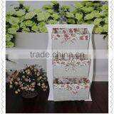 Unique New Design Decorative Antique Unfinished Wooden Cabinet With Basket Drawers thumbnail-6