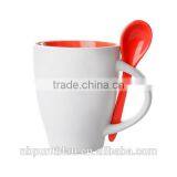 Ceramic Mug With Spoon 300ml thumbnail-4
