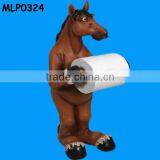 Polyresin Hand Painted Animal Toilet Paper Holder thumbnail-1