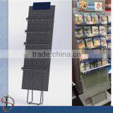 Floor DVD Stand With Metal Shelves