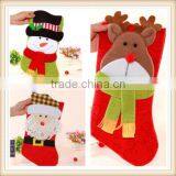 1pcs Christmas Decoration Stocking 3 Patterns BIG Socks Candy Bag Children Gift thumbnail-1