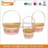 Folding Handle Metal Painting Fruit Basket thumbnail-5