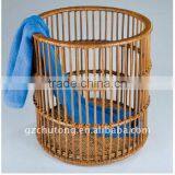 Hotel Rattan Towel Basket thumbnail-1