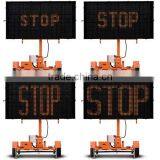 Mobile Variable Message Board Sign and Trailer Manufacturer , Graphic Display, Solar LED and Battery Powered WTMMB thumbnail-1