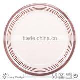 Cheap Colorful Stripe Ceramic Handpaited Dinner Plate and Dish thumbnail-6