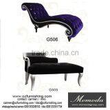 G505 Baroque Chaise Lounge European Style Chaise Lounge thumbnail-1