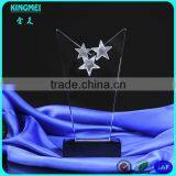 KM-ZP85 2014 Factory Wholesale Customized Clear Acrylic Award&trophy,blank Glass Crystal Awards thumbnail-2