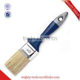 #40 Good Quality Long White Mixer Bristle Mighty Brush Plastic Handle Paint Brushes thumbnail-1