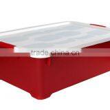 35L Plastic Storage Box / Finishing Box With Cover and Lock thumbnail-1